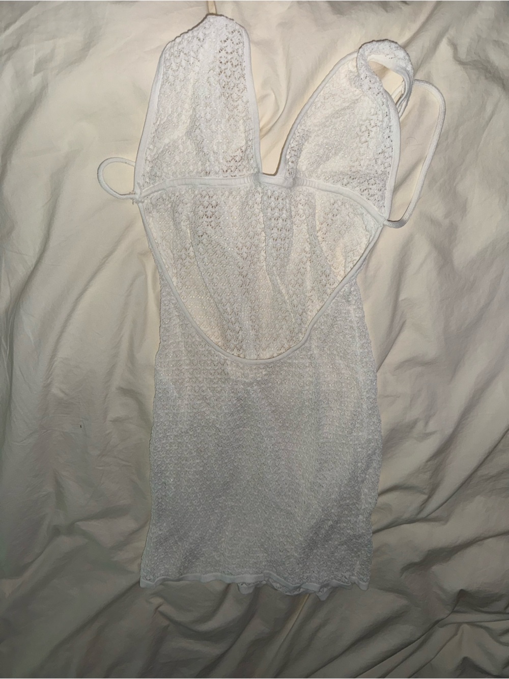 Monday Swimwear: White Crochet Cover up